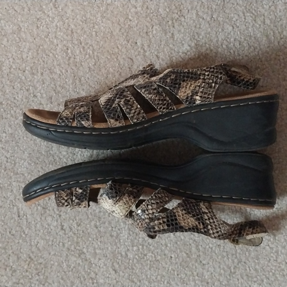 Snake print sandals - Picture 3 of 4